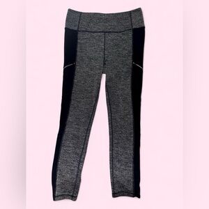Athleta Charcoal and Black Leggings